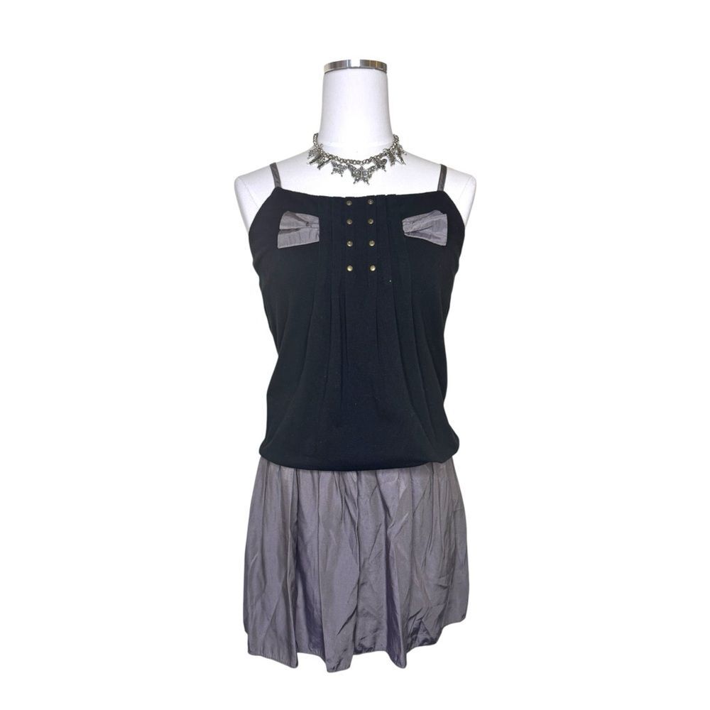 PPFM Japanese Streetwear Black + Gray Kawaii Style Dress Size Medium